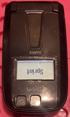 Sanyo SCP-3200 Very Rare - Black, For Collectors - No Sim Card, Sprint, 👀 Info - Image 1 of 4