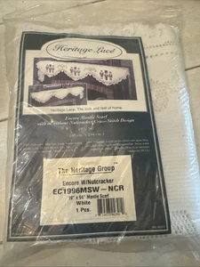 Heritage Lace Mantle Scarf Encore With Nutcracker 19'' X 96'' Christmas - Picture 1 of 3