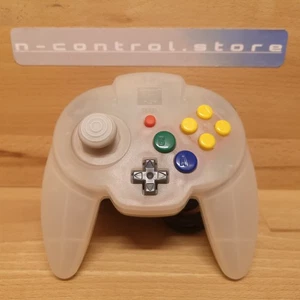 N64 CONTROLLER HORI MINI PAD CLEAR WHITE WEISS Nintendo 64 Konsole Pad Spiel - Bild 1 von 4