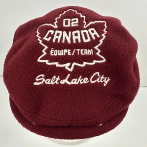 Gorra de periodista del equipo de raíces olímpicas Canadá 2002 Salt Lake City XL de colección nueva de colección - Imagen 1 de 11