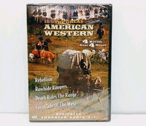 The Great American Western (DVD) 4 Films Rebellion, Rawhide Rangers +More... - Picture 1 of 2