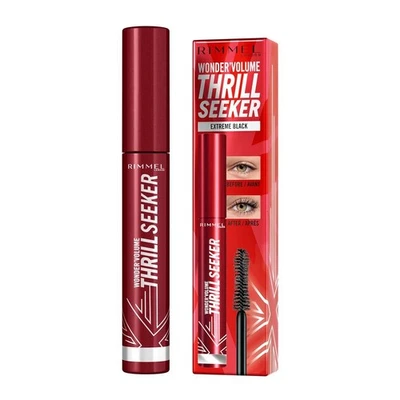 Mascara pour cils Rimmel London Wonder Volume Thrill Seeker Extreme Black 8 m - Photo 1/3