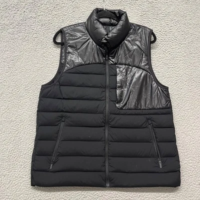 Chaleco de plumón Lululemon Navigation para mujer 10 negro ligero acolchado al aire libre Foto 1 de 4