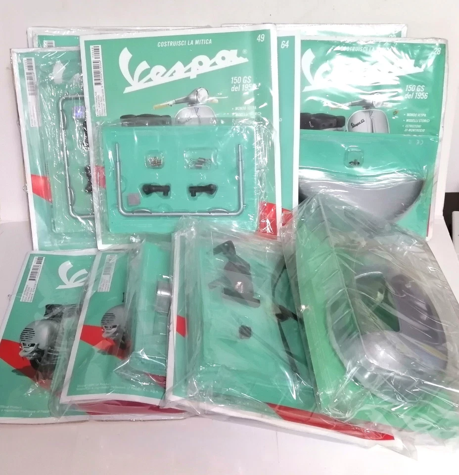 COSTRUISCI LA MITICA VESPA 150 GS 1956 HACHETTE MENU' A TENDINA - Immagine 1 di 1