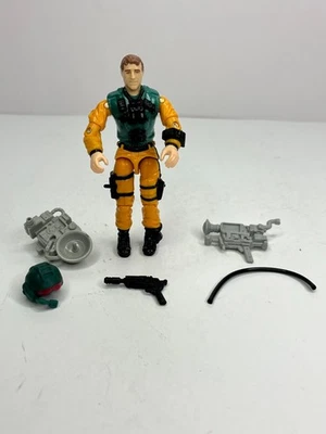 VINTAGE HASBRO 1989 G.I JOE COBRA ACTION FIGURE SCOOP 100% COMPLETE - Image 1 of 4