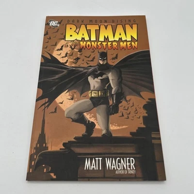 蝙蝠侠与怪物男式TPB马特·瓦格纳DC漫画状况完好 — 第 1/4 张图片