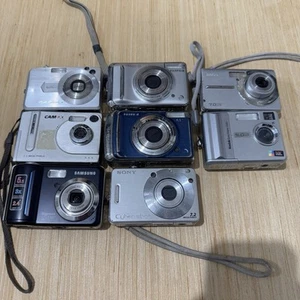 Lot Of 8 Digital Cameras Broken For “Parts/Repair/Only”Read Below For Info!! - Picture 1 of 12