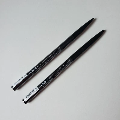 Lote de 2 lápices de cejas de precisión de maquillaje profesional NYX PBP08 castaño rojizo sellados  Foto 1 de 4