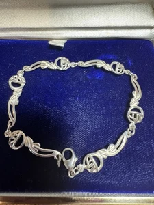 Pulsera de plata de ley colección Rennie Mackintosh de Carrick - en caja - Imagen 1 de 3