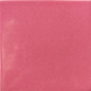 S#029) MEXICAN 4X4 TILES CERAMIC HAND MADE SPANISH STYLE, PINK COLOR - Picture 1 of 2