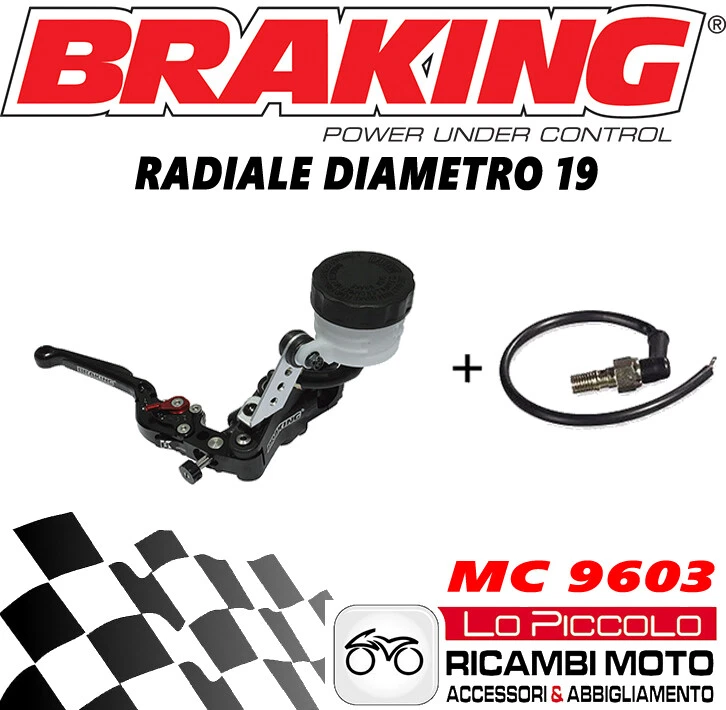 DUCATI PANIGALE 1199 MC9603 POMPA FRENO BRAKING RADIALE COMPLETA Foto 1 de 1
