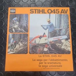 Pubblicità catalogo advertise werbung motosega chainsaw kettensage STIHL 045 AV - Imagen 1 de 2