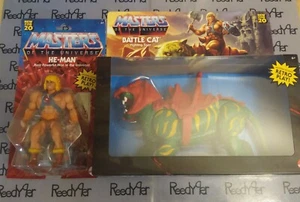 USA NEU Masters of the Universe HE-MAN & BATTLE CAT MOTU Action Figuren Origins - Bild 1 von 2