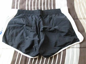 Mens Geneva Athletic Shorts Black / White Drawstring Elastic Waiste Size XL NWOT - Imagen 1 de 2