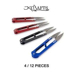 4/12pcs Sewing Nipper Snips Bead Thread Trimming Scissors Small Clipper Cutter - Picture 1 of 19