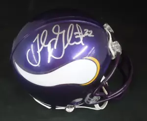 TOBY GERHART Signed VIKINGS Mini-Helmet JSA COA - Picture 1 of 2
