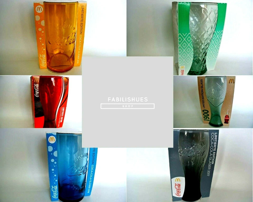 MCDONALD'S Mc Donalds Coca Cola Glas Gläser Auswahl -Einzeln - Set - ||Neu