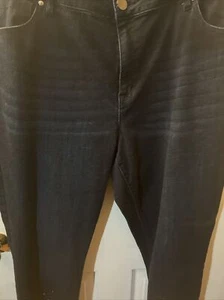 lane bryant jeans 22 mid-rise super stretch blue - Picture 1 of 6
