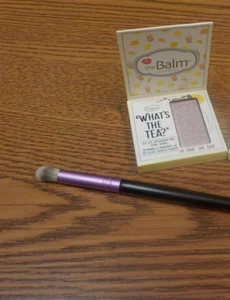 The balm He Said She Said Eye Shadow Travel/Sample Size & IBY Brush & a Bag - Picture 1 of 2