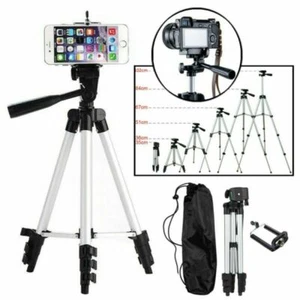 40" Professional Camera Tripod Stand Holder Mount + Bag For iPhone 14 13 Samsung - Picture 1 of 12