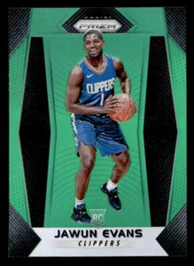 Tarjeta de novato verde Jawun Evans 2017 Panini Prizm #216 cortadoras - Imagen 1 de 2