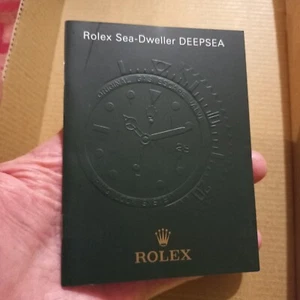 Rolex Booklet Sea Dweller Deepsea Original Italienisch 2009 Booklet Original - Bild 1 von 13
