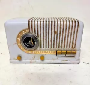 Vtg Silvertone 3511 Commentator 1941 Beetle Case Bakelite Art Deco Tube Radio - Picture 1 of 9
