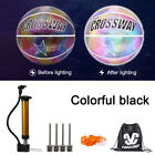 Size 7 Glowing Reflective Basketball Light Up Basketball Glow in The Dark Sports