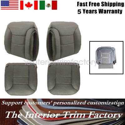 Cubierta de asiento delantero de repuesto gris estaño para Chevy Tahoe Suburban 1995-1999 Foto 1 de 4