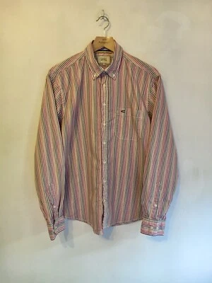 CAMEL ACTIVE, Multicolour Stripe-Pure Cotton-Button Down Collar-Shirt. Size L - Image 1 of 4
