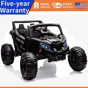 ๐24V Kids Ride-On Utv Car with Remote Control Spring Suspension 200W Motor Musi - Picture 1 of 8