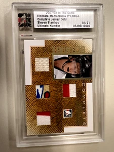 2007 ITG Ultimate Memorabilia Complete Jersey Gold #'d 1/1  Steven Stamkos RC - Picture 1 of 3