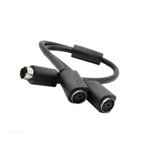 Mini DIN 6Pin Splitter Y Adapter Cable 6 Pin PS/2 PS2 Data Cable Adapter Cord - Picture 1 of 3