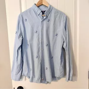 Vineyard Vines murray Slim Fit Button Down Embroidered Marlin Shirt size Large - Picture 1 of 5