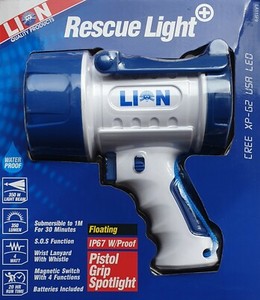 Rescue Light Spotlight High Powered Super Bright Cree LED 350 Lumen Waterproof