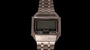 Buler Alarm Chrono Vintage Digital Watch Untested Spares/Repair Mod 3048-23741 - Picture 1 of 8