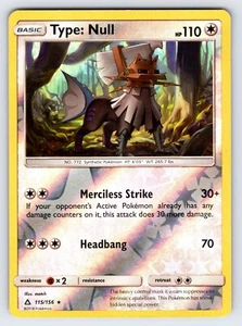 Type: Null 115/156 2018 S&M Ultra Prism Pokemon Card Reverse Holo Rare - Vlp - Foto 1 di 2