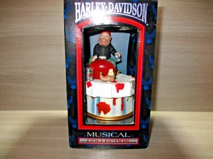 Harley-Davidson North Pole Motorcycle Club Musical Collection Christmas Wind Up  - Bild 1 von 13