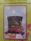 TOP HAT SNOWMAN!  29x43 Double Sided Garden Decorative Flag  NEW!