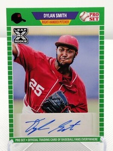 Dylan Smith Auto RC 2021 Leaf Pro Set Baseball Green Parallel Detroit Tigers 