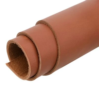 3.5mm Thick Crazy Horse Leather Cow Hide Pre-cut Pieces in Brown / Black - Image 1 of 4