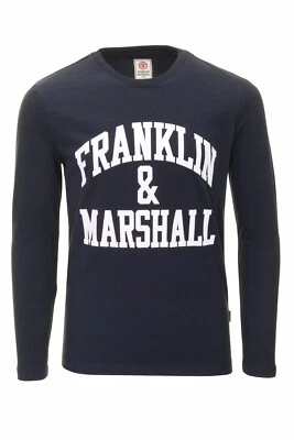 Franklin & Marshall Jnr Navy Long Sleeve T-Shirt RRP £24.99 ages 5-6, 6-7, 7-8+