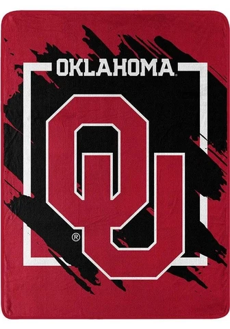 Oklahoma Sooners 46x60 Dimensional Design Raschel Throw Blanket [NEW] NCAA Cover