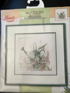 Lanarte Cross Stitch Kit - Watering Can - Marjolein Bastin - flowers New - Picture 1 of 3