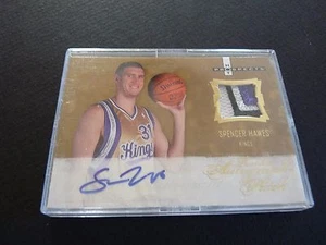 Spencer Hawes Signed Autographed Patch 2007 Fleer Basketball Card #132 149/399 - Picture 1 of 2