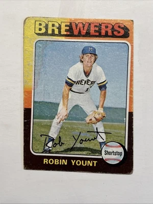 1975 Topps - Robin Yount #223 (RC) - Image 1 of 3