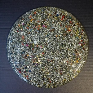 Vtg Orgone Generator Healing Positive Energy Good Luck & Wealth Disc 9 3/8" - 3a - Picture 1 of 5