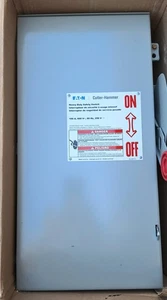 Eaton DH363NRK Heavy Duty Safety Switch, 100A, 600VAC, 250VDC, 3-Pole Nema 3R - Bild 1 von 3