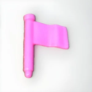 Vintage Polly Pocket Magical Mansion Ersatz rosa Flagge - Bild 1 von 2