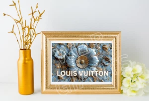 Impresión artística de lujo Louis Vuitton flor 17x11 - Imagen 1 de 3